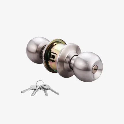 Knobset Key (Silver Satin Cylindrical Locks)