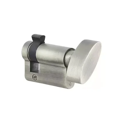 One Side Knob Half Cylinder 60 mm (Silver Satin)